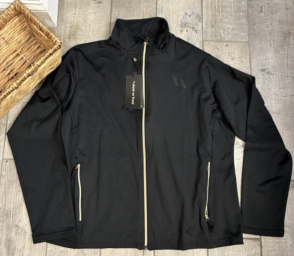 NWT Back On Track Women’s Athena Jacket Black Gold Therapy Iontex XXL US 22/24